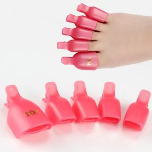 Reusable Nail Polish Soak Off Covers for Toes